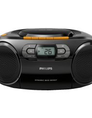 Аудио микросистема Philips AZ328/12, CD плеър, Тунер FM, USB, AUX, 2 x 1W