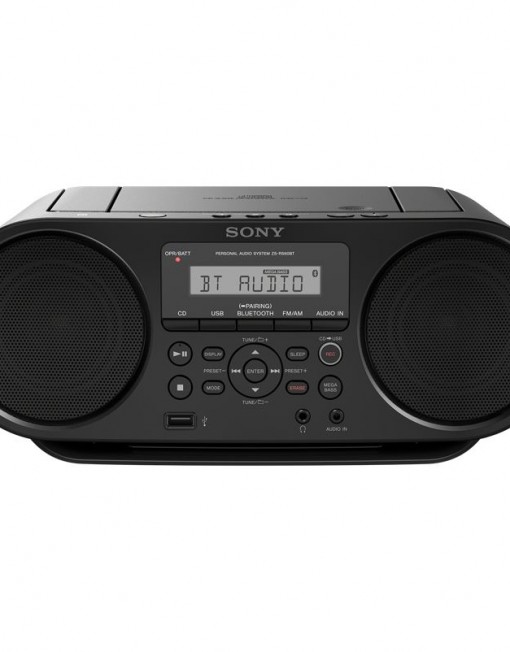 Аудио микросистема Sony ZSRS60BT, Bluetooth, NFC, 4W, Черна