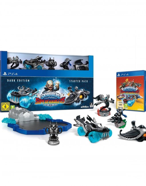 Игра Skylanders SuperChargers - Starter Pack Dark Edition за PlayStation 4