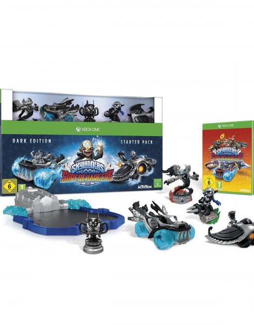 Игра Skylanders SuperChargers - Starter Pack Dark Edition за Xbox One