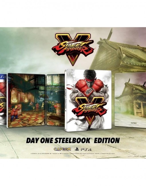 Игра STREET FIGHTER 5 STEELBOOK EDITION за PS4