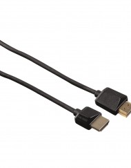 Кабел Hama High Speed HDMI Flexi-Slim, plug - plug, въртящ, Ethernet, gold-plated, 5 м