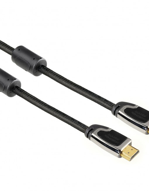 Кабел Hama High Speed HDMI, plug - plug, метален, Ethernet, 5м