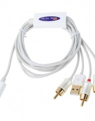 Кабел MHL (micro USB) - AV 3RCA, USB, 1.8m - 18231