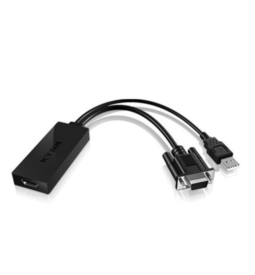 Конвертор Raidsonic IB-AC512, VGA към HDMI, със звук, 1080p