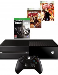 Конзола Microsoft Xbox One 1TB + Игра Rainbow 6 Siege  + Игра Rainbow 6 Vegas & Vegas 2 (съвместим с