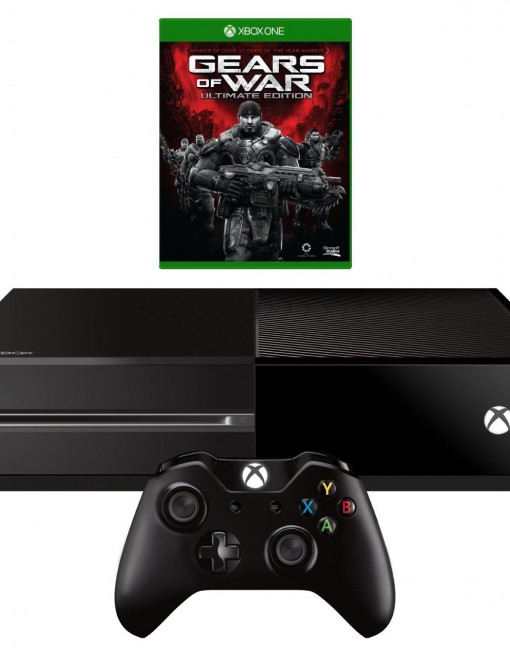 Конзола Microsoft Xbox ONE 500 GB + Игра Gears of War Ultimate Edition