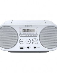 Микро аудиосистема Sony ZSPS50, CD Player, FM Тунер, 2x2W, USB, Бяла