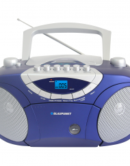 Микросистема Blaupunkt BB15BL, CD Player с MP3 player, Касетофон, USB, AUX, 2X2W, Синя