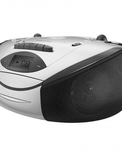 Микросистема Grundig RRCD3700, CD, MP3, Касетофон, 2x2W, Сребрист