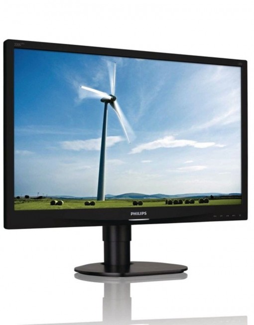 Монитор 22" (55.88 cm) Philips 220S4LCB, W-LED, 5 ms, 250 cd/m2, 20 000 000:1, DVI