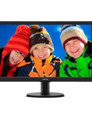 Монитор 23.6" (59.94 cm) Philips 243V5LSB, Full HD, 5 ms, 10 000 000:1, 250 cd/m2, DVI