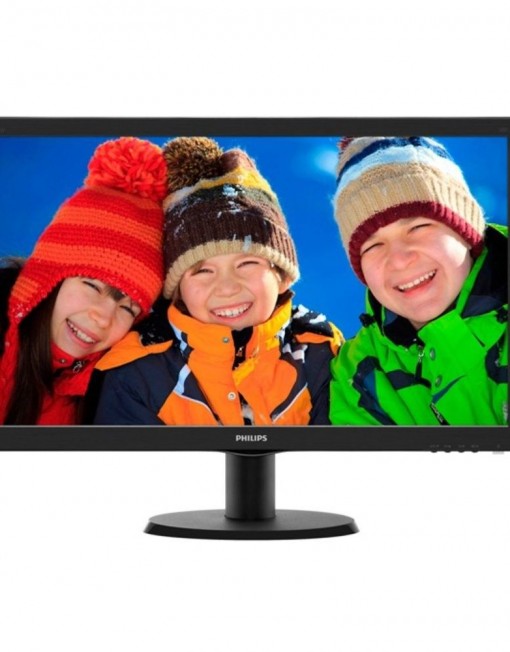 Монитор 23.6" (59.94 cm) Philips 243V5LSB, Full HD, 5 ms, 10 000 000:1, 250 cd/m2, DVI