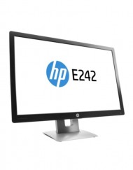 Монитор 24" (60.96 cm) HP EliteDisplay E242 (M1P02AA), IPS панел, WUXGA, 7ms, 5 000 000:1, 250 cd/m2