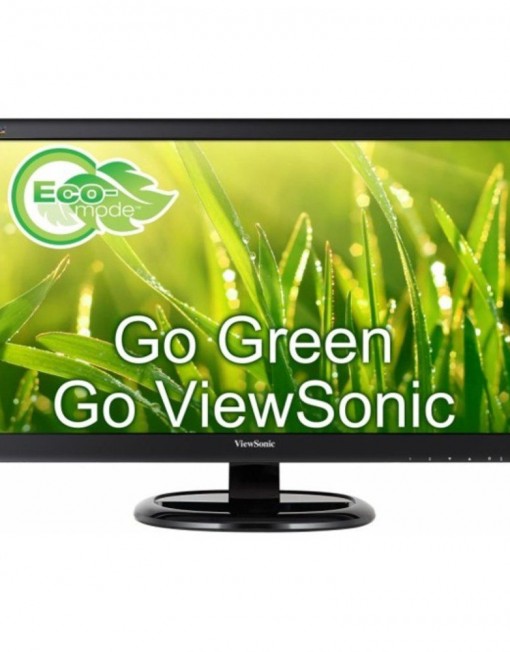 Монитор 24" (60.96 cm) ViewSonic VA2465S-3, VA панел, Full HD, 5 ms, 3000:1, 250cd/m2, DVI