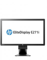 Монитор 27" (68.58 cm) HP Elite Display E271i, IPS панел, FULL HD LED, 7ms, 5 000 000:1, 250cd/m2, D