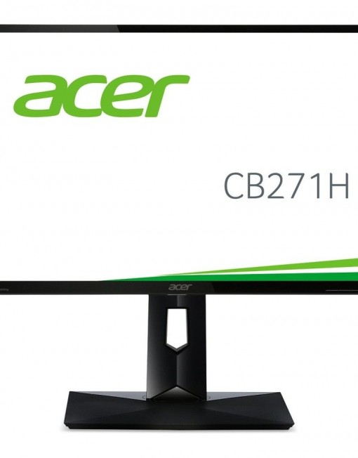 Монитор Acer CB271Hbmidr, 27" Wide TN LED Anti-Glare, 1ms, 100M:1 DCR, 300 cd/m2, 1920x1080 FullHD,