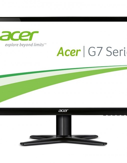Монитор Acer LED 21.5", Wide, Full HD, HDMI, DVI, Черен, UM.WG7EE.A06
