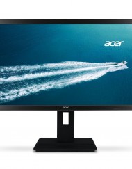 Монитор Acer LED 27", Wide, WQHD, HDMI, DVI, Тъмносив, UM.HB6EE.A01