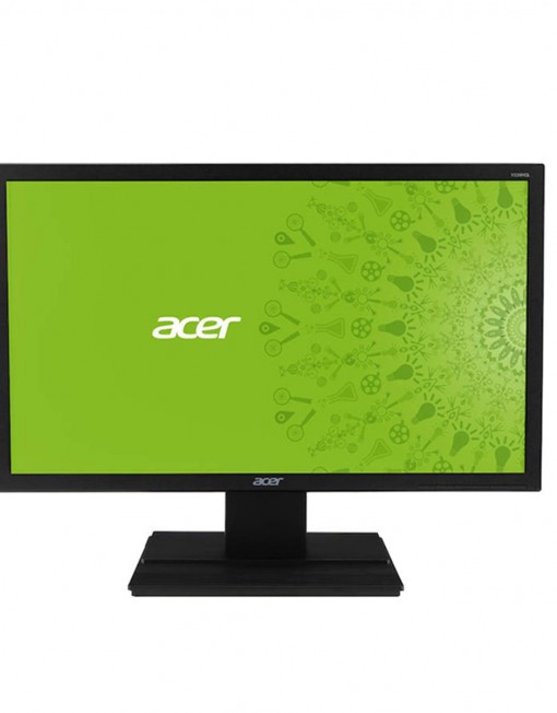 Монитор LED Acer 21.5", Full HD, DVI, HDMI, VGA, VESA, Черен, V226HQLBID