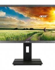 Монитор LED IPS Acer 23.6", Full HD, DVI, VGA, Pivot, Тонколони, Черен, B246HQLBymdr