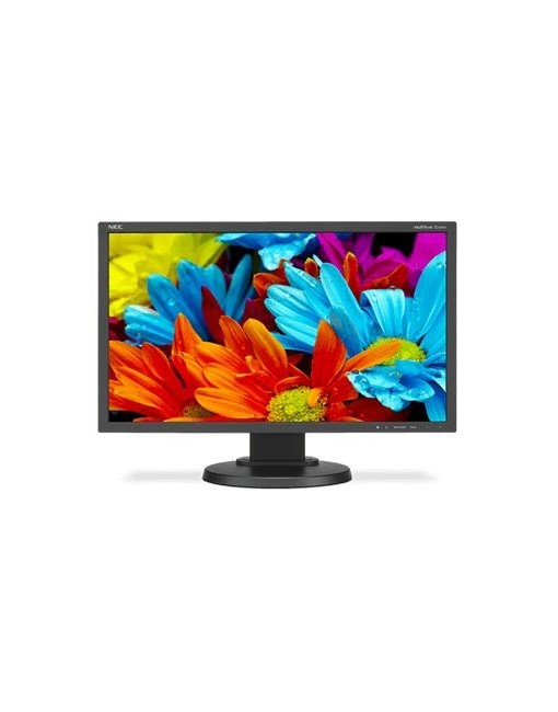 Монитор NEC MultiSync E224Wi, AH-IPS, 21.5 inch, Wide, Full HD, DisplayPort, DVI-D, D-sub, Черен