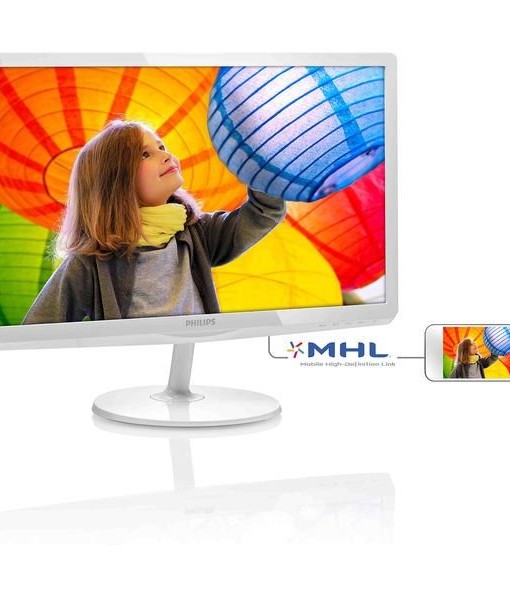 Монитор Philips 21.5" LED-backlit LCD monitor 1920x1080 FullHD 16:9 5ms 250cd/m2 20 000 000:1, White