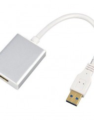 Преходник DeTech USB3.0/M към HDMI/F - 18230