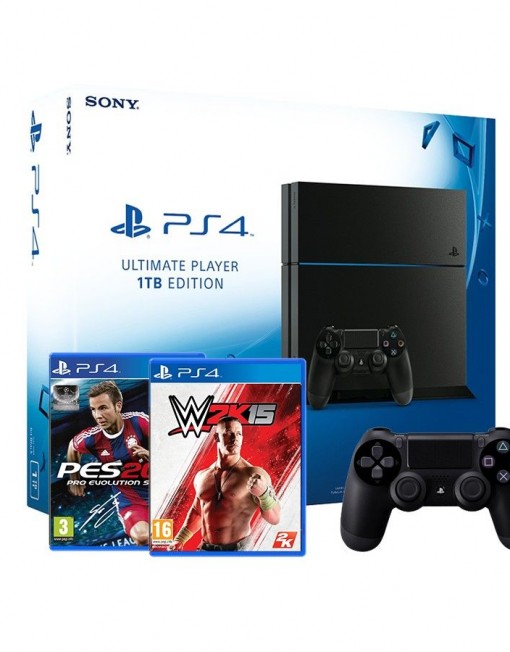 Промоционален пакет с конзола PlayStation 4 1TB Sports Pack, черна