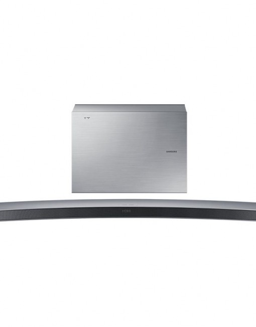 Soundbar Samsung J6501, 300W, 6.1 канала, Bluetooth, Извит, Сребрист