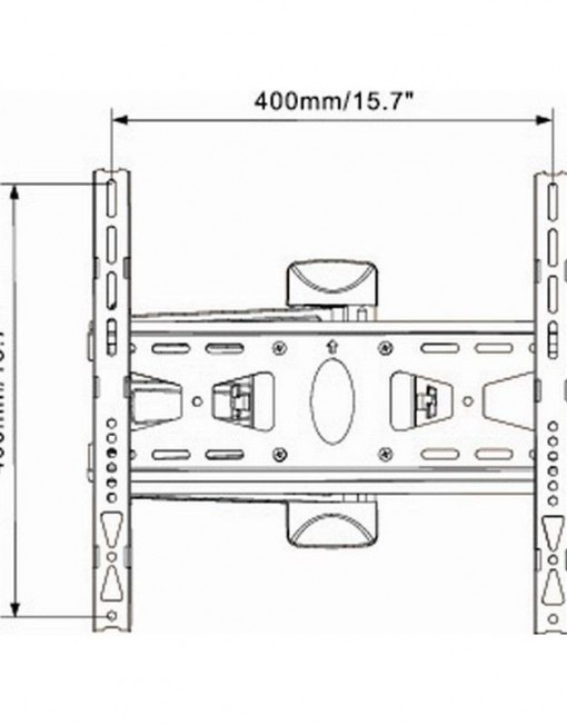 Стенна стойка за TV Vogel's M42040  за LED/LCD/TFT 32"-55" с двойно рамо и наклон