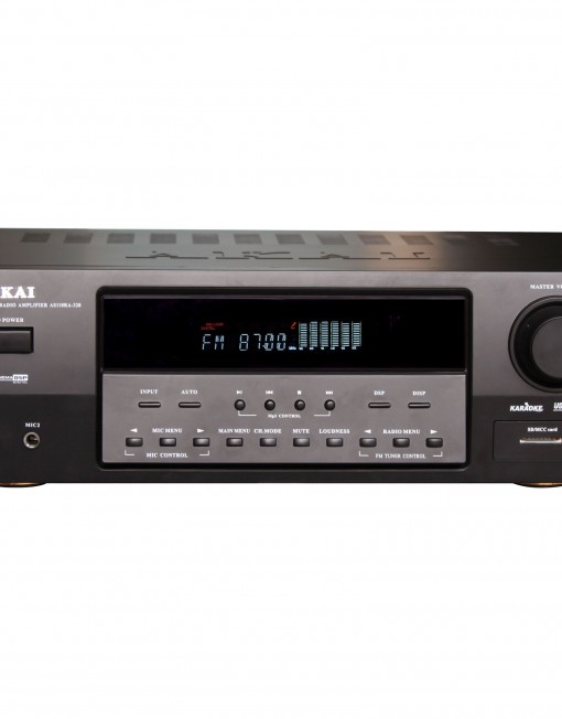 Усилвател Akai AS110RA-320, 5.1, 90W RMS, Черен